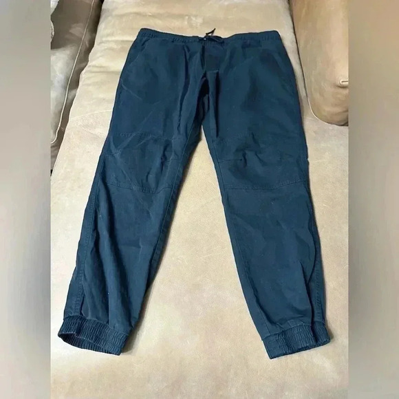 Sun + Stone Men's Black Articulated Drawstring Jogger Pants Size XL 30” Inseam - Picture 2 of 9